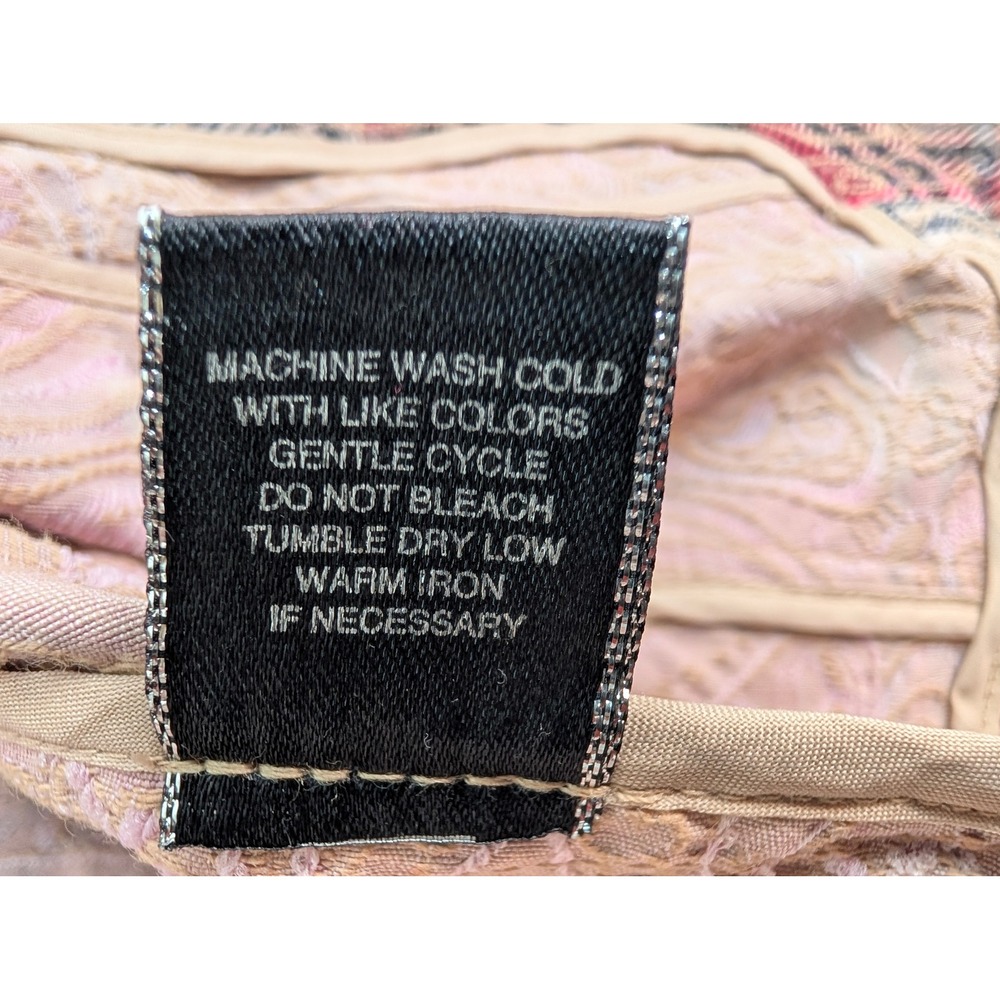 Silver Krossing Jacket Women's Size XL Plaid Paisley Textured Button Front Retro - Picture 11 of 13